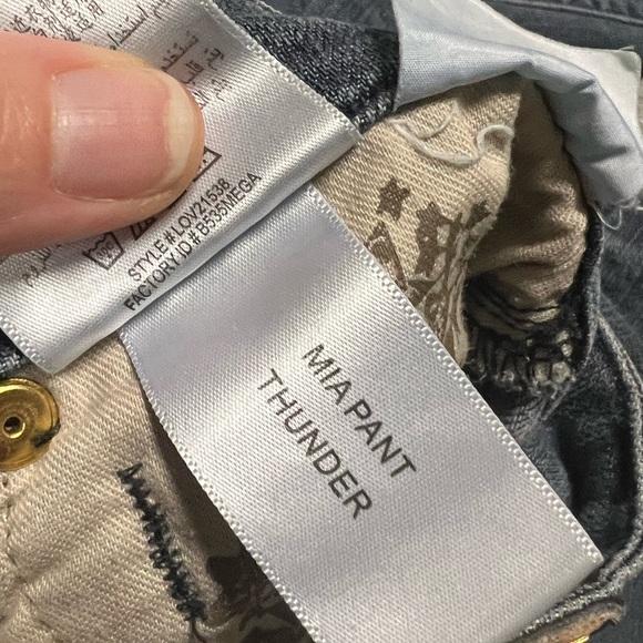 BCBG MaxAzria Mia Thunder Pant Skinny Jeans Size 28 - Picture 8 of 12